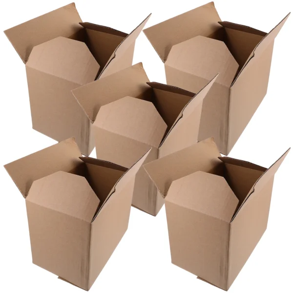 Get 20Pcs Express Box Moving Boxes Paper Corrugated Board Package Storage Cartons Craft Heavy Duty Shipping Packing Boxes - Image 4