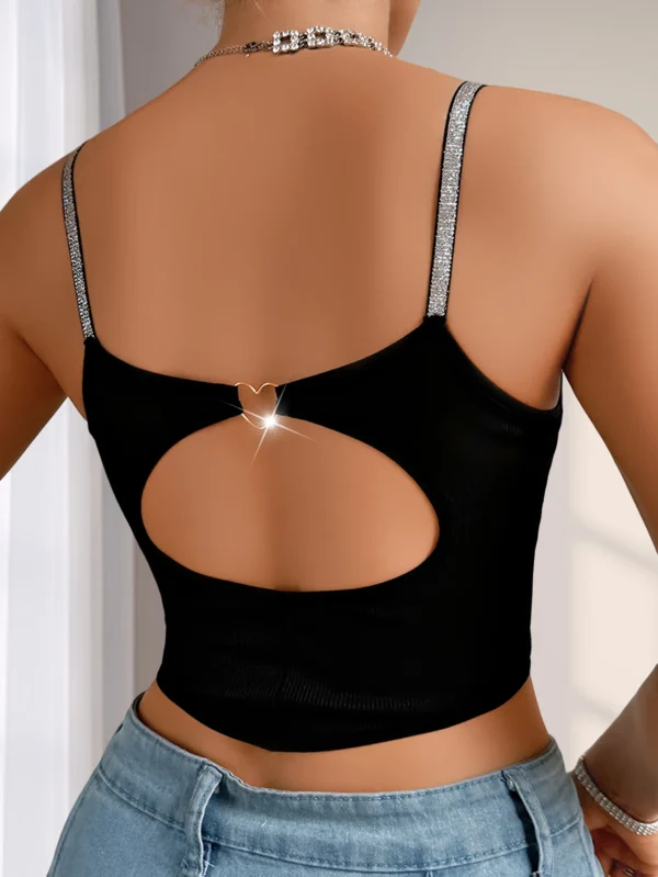 Women Seamless Crop Tops Sexy Bras Female Breathable Brassiere New Fashion Vest Solid Color Hollow Out Ribbed Intimates Lingerie - Image 6