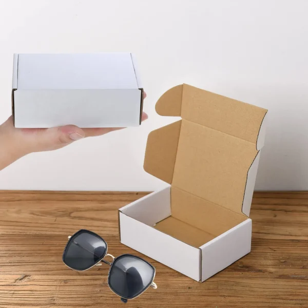 Get 10pcs Brown Carton Kraft Box, Gift Packing Boxes, Soap Packaging, Storage Item Aircraft box - Image 5