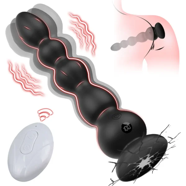 kf-Sb396860c0814426f8d479e576d0ca7f4d Remore Control Anal Vibrator for Men Prostate Massager Butt Plug Anal Balls Adult Sex Toys for Women Male Gay Masturbator Toy - Image 1