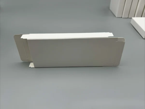 Get 50pcs White Paper Box (2cm width) Flat Style Mask Packaging Box Photo Postcard Storage White Brown Black Universal Gift Boxes - Image 3