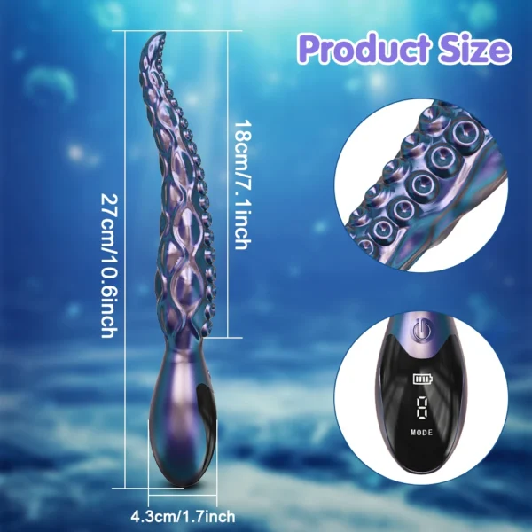 Octopus Tentacle Vibrator for Women Clitoris Stimulator Vibrating Anal Balls G Spot Female Masturbation Sex Toys for Women - Image 2