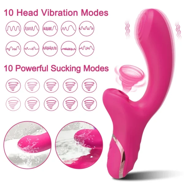 Clitoral Sucking Vibrator for Women Clit Clitoris Sucker Vacuum Stimulator G Spot Dildo Female Sex Toys Adults Supplies Sex Shop - Image 2