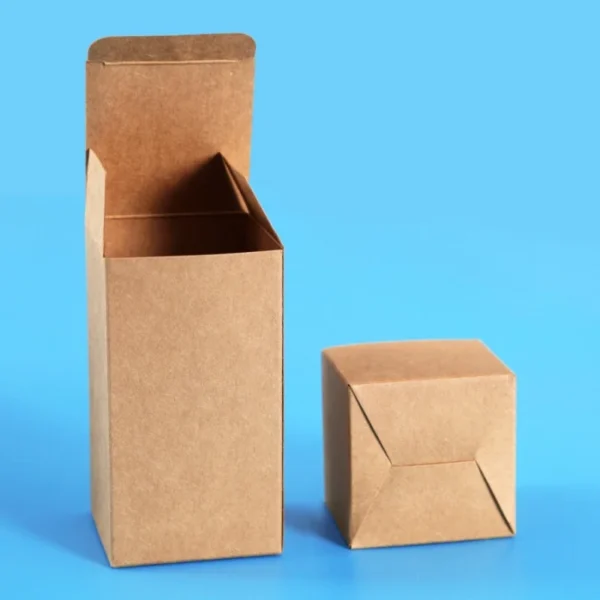 Get 50pcs DIY Kraft Paper Cardboard Packaging Box for Essential Oil Packing Boxes Perfume Bottle Packaging Paper Box - Image 5