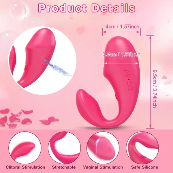 APP Vibrator Sex Toys for Women Vagina Clitoris Stimulate U Type Vibrator G-Spot Massage Female Masturbator Adults Goods - Image 2
