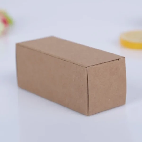 Get 50pcs White Black Kraft Paper Tube Cardboard Boxes Essential oil bottle packaging box Blank Cosmetic Storage Box - Image 4