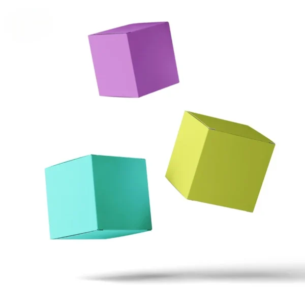 Get 20/50pcs White Cardboard Packaging Box, Paper Gift Box, Foldable Universal Packaging Color Box - Image 4