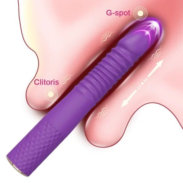 Automatic Thrusting Dildo Vibrator G Spot Clitoris Stimulation Anal Vaginal Massage Vibrating Sex Toy for Women Adult Goods - Image 3