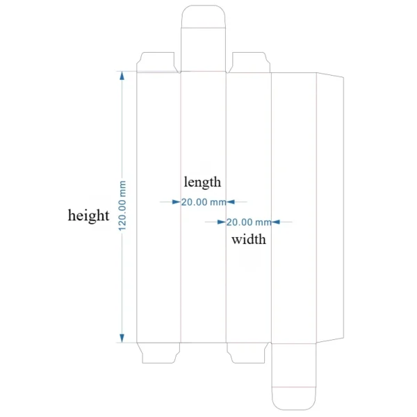 Get 50pcs White Paper Tube Packaging Box Blank Rectangular Cardboard Box for Lipstick/Perfume/Essential Oil Bottle Packing Boxes - Image 6