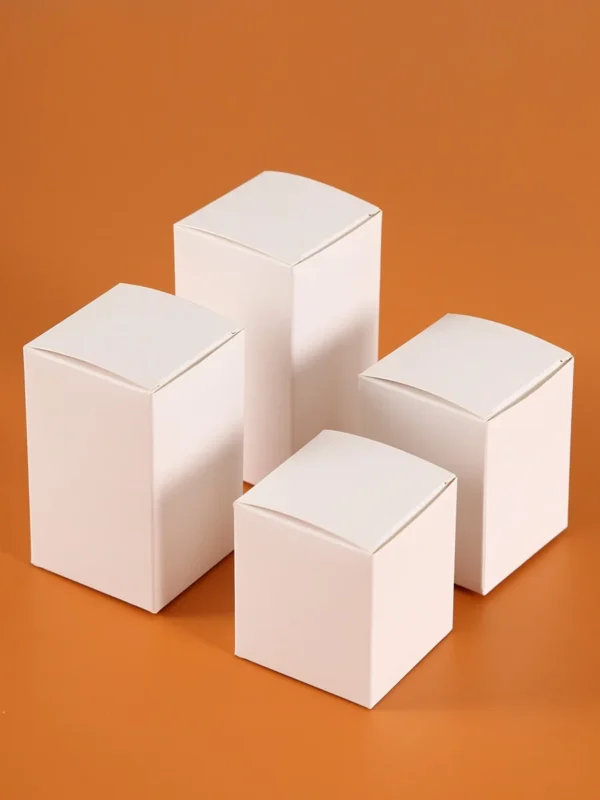 Get 50pcs White Cardboard Packaging Box Kraft Paper Box for Small Business Candy Chocolate Gift Boxes for Wedding Xmas Party - Image 4