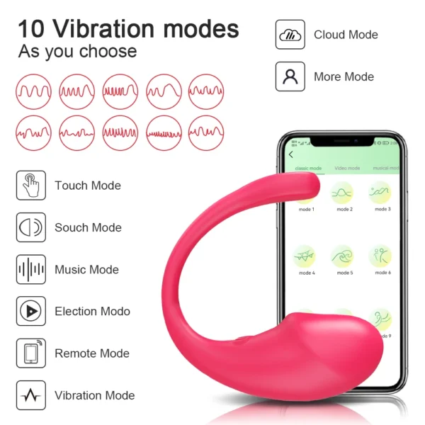 APP Control Clitoris Vibrator for Women Clitoral Stimulator Female G Spot Wearable Love Egg Vibrating Sex Toy Adult Supplies - Image 3