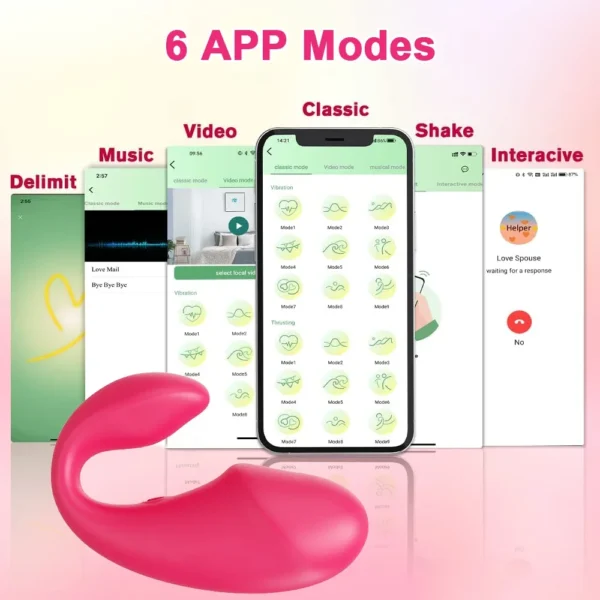 APP Vibrator Sex Toys for Women Vagina Clitoris Stimulate U Type Vibrator G-Spot Massage Female Masturbator Adults Goods - Image 6