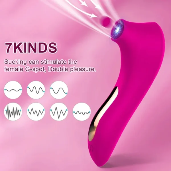 Sucker Clitoris Sucking Vibrator Female Clit Nipple G-Spot Oral Vacuum Stimulator Massager Adult Sex Toys Vibrators for Women - Image 1