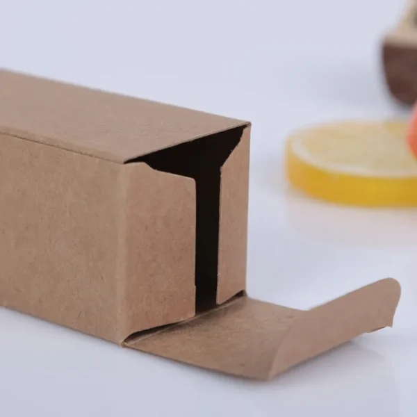 Get 50pcs White Black Kraft Paper Tube Cardboard Boxes Essential oil bottle packaging box Blank Cosmetic Storage Box - Image 5