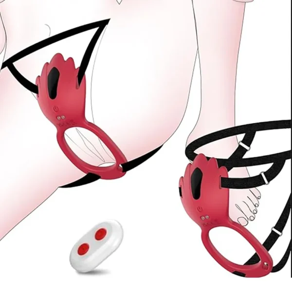 kf-Sfa6432ad373c46ca943cb258c3f774cde Remote Control Vibrating Penis Ring Clitoral Stimulator Wearable Panty Vibrator Female Sex Toy for Women Men Sexual Pleasure - Image 1