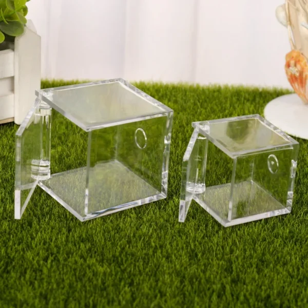 Get Transparent Clear Plastic Candy Box 6/12pcs Gifts Birthday Wedding Favor Holder Chocolate Candy Cube Boxs Sweet Boxs For Party - Image 3
