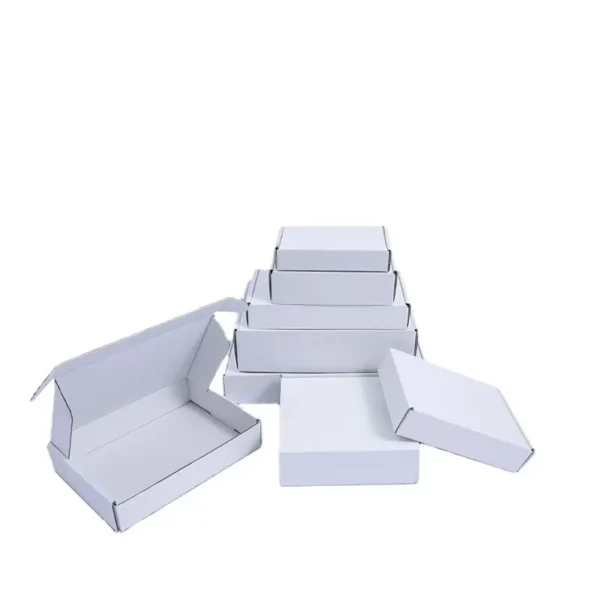 Get 10 pcs super hard white/brown multi-size brown carton packaging wedding party gift chocolate candy event gift box - Image 4