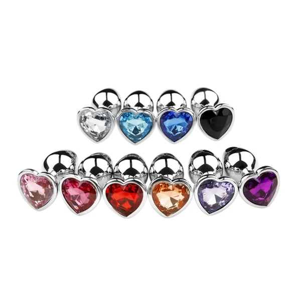 3 Size/set Metal Anal Plug for Women Men Couples Butt Plug Butt Toy Adult Game Masturbator Anal S/M/L Diamond Sex Toy for Adult - Image 5