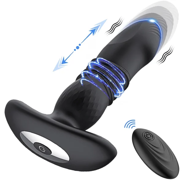 APP Control Vibrator Telescopic Vibrating Anal Plug Remote Control Sex Toy for Adult Anal Dildo Male Prostate Massager Anal Plug - Image 6