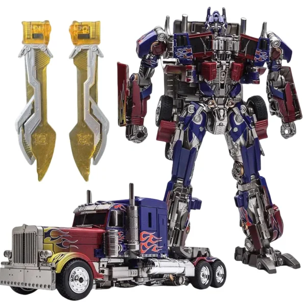 30CM Transformation Robot Toys Commander Optimus Alloy Robot Jetfire Autobots Figuras Model Kids Gift - Image 1