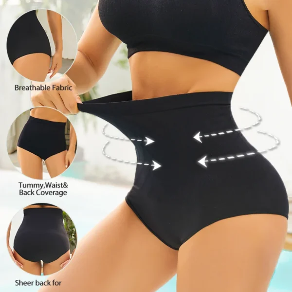 1/3PCS Slimming High Waist Tummy Control Panties Women Briefs Panty Shaper Slimming Underwear Butt Lifter Belly Body Shapewear - Image 1