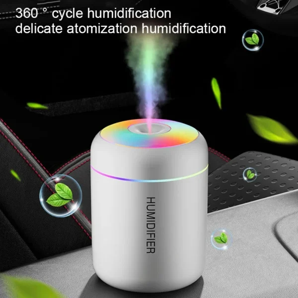 Mini Air Humidifier Usb Aroma Diffuser 180ml Essential Oil Purifier Cool Mist Sprayer Car Home Bedroom LED Desktop humidificador - Image 7