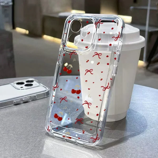 Small Flower Soft Case For iPhone 16 Pro Case iPhone 15 13 16e 11 12 14 17 Pro Max XR XS 7 8 Plus SE Shockproof Anti-drop Cover - Image 5