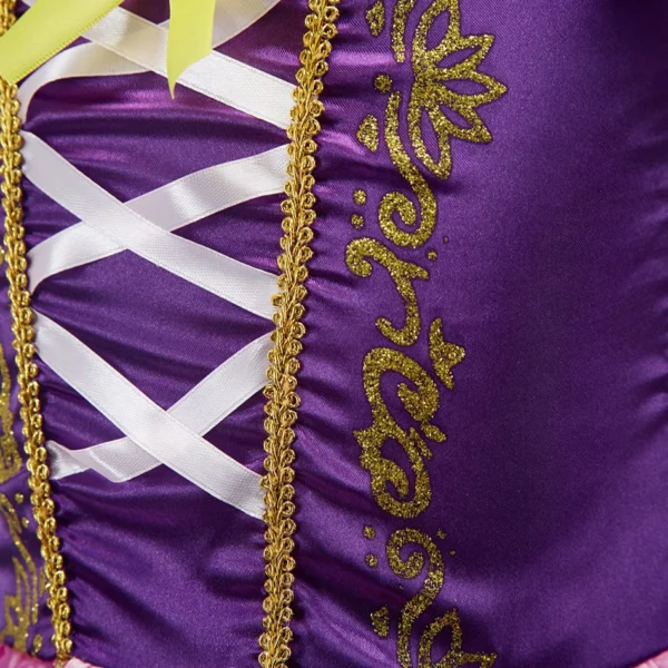 Girls Costume Children Cosplay Princess Dress Kids Halloween Birthday Pageant Party Rapunzel Dress Girl Carnival Tangled Clothes - Image 5