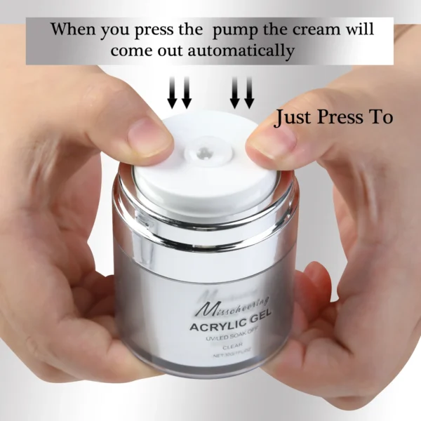 15/30g Quick Builder Nail Gel White Nude Pink Clear Nail Art Extension Gel Multifunctional Acrylic Gel Soak Off UV LED for Salon - Image 4