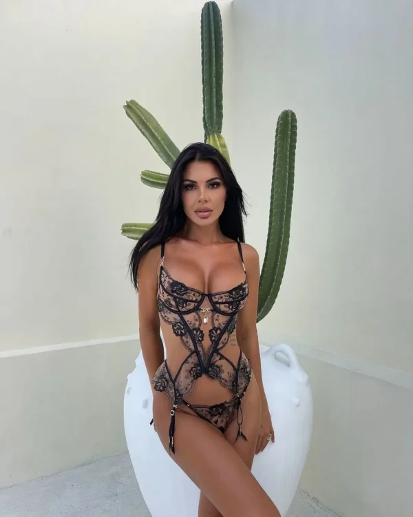 Ellolace Fantasy Lingerie Ultra Hot Lace Sexy Onlyfans Kit Transparent Ensemble Lingeries Femmes Fancy g-String Tulle Underwear - Image 5