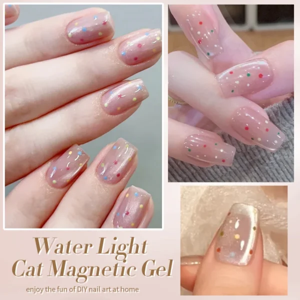 BORN PRETTY 10ml Crescents Bay Colored Cat Magnetic Gel Blue Glitter Shine Soak Off UV Gel Nail Art Varnish Nail Supplies - Image 6