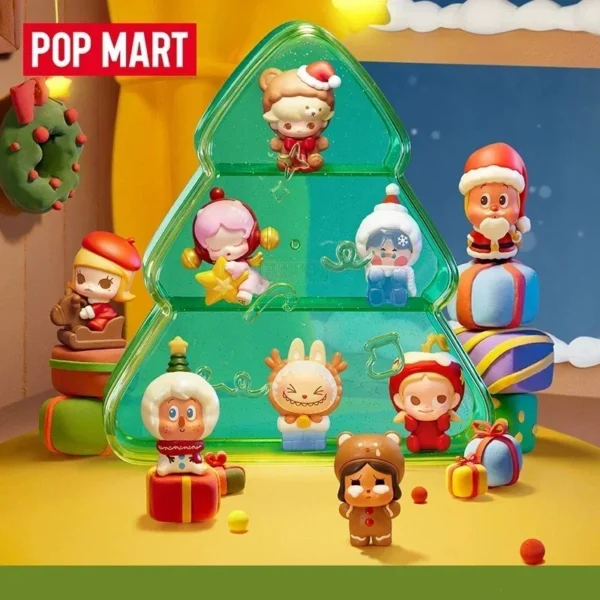 POP MART POP BEAN Christmas Mystery Blind Box Toy Figurines Collectible Home Decor Ornament Series Blind Bag Guess Toys - Image 5