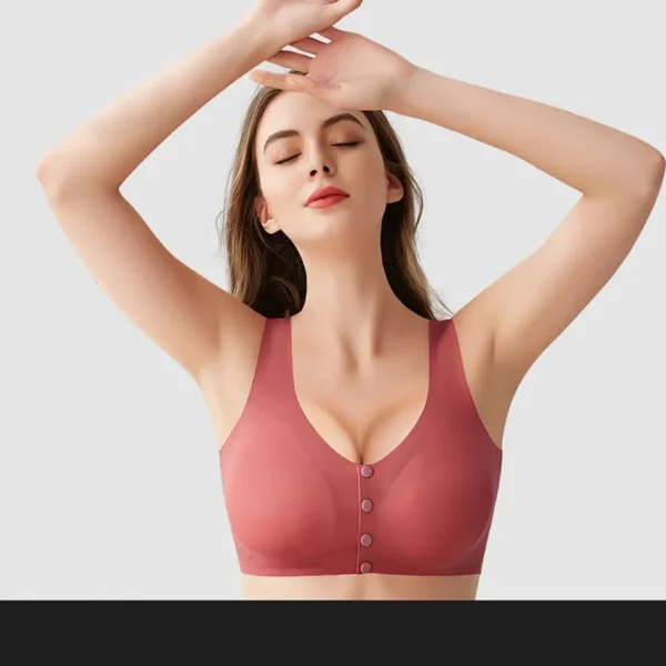 Summer Lightweight Nursing Bra for Women Front Opening One-Piece Design No Underwire Bralette for Pregnancy and Nursing Comfort - Image 6