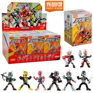 BLOKEES Kamen Rider Building Blocks 9Pcs no-repeat Starlight Version Saber GEATS Hopper Kuuga Action Figure Assembled Toys