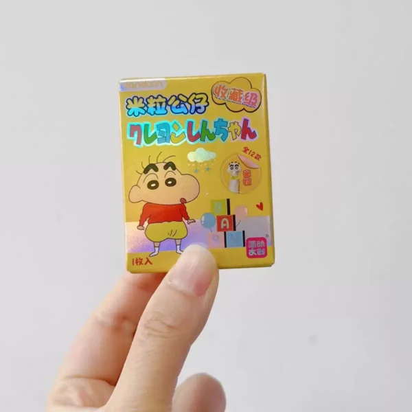 Original JANDOOM Crayon Shin-chan Blind box Shin chan Anime Figure Rice grain Doll Mini Figure Cute Cartoon Model Kids Toys Gift - Image 4