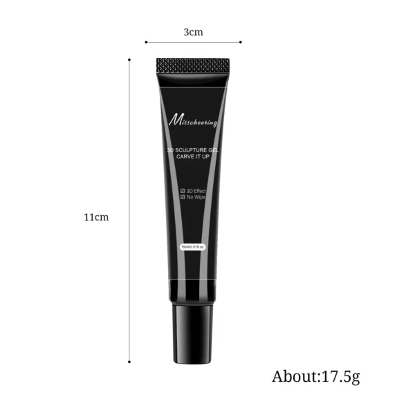 3D Gel Nail Art Modeling Gel Suitable for Nail Design DIY Nail Art for Painting&Molding&Sculpting And Halloween Decoration - Image 4