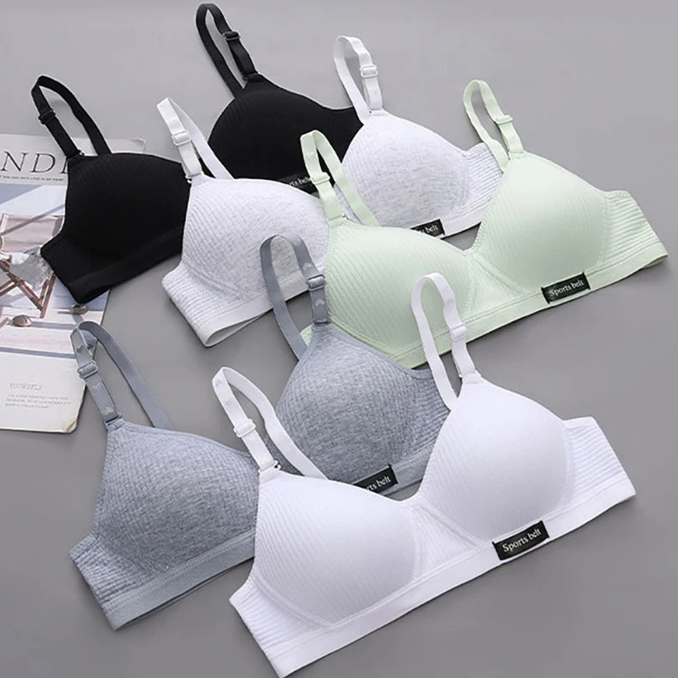 kf-S15e05575415a41d7817f65cae5671aedY Sport Underwear for Teens Seamless Girl No Underwire Training Bra Soft Skin-Friendly School Girl Small Size Bra Clothing - Image 1