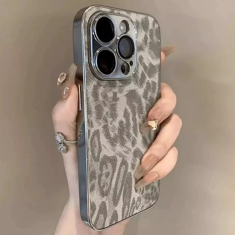 kf-S15fbcc6a68734671bf521f464f63ebe6z Luxury Leopard Print Phone Case For iPhone 11 12 13 14 15 16 17 Pro Max Plus Air Shockproof Bumber Cases Cover - Image 1
