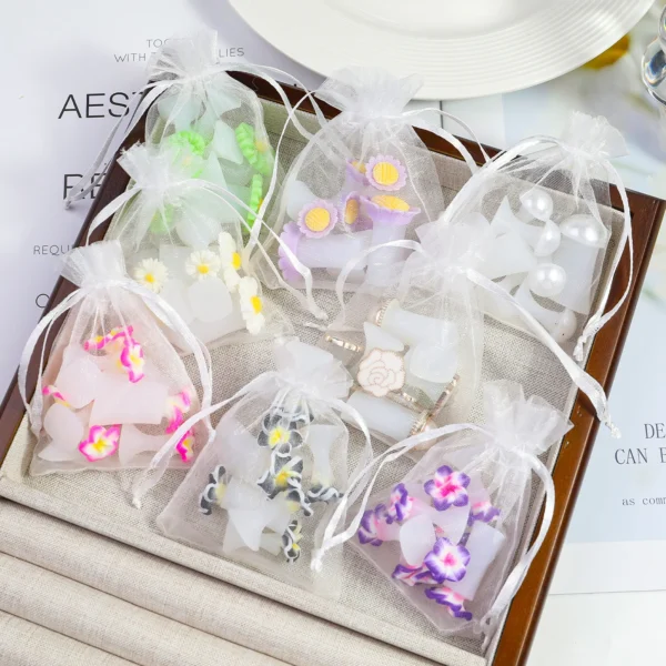 8pcs/Bag Soft Silicone Flower Design Perals Toe Separator For Pedicure Foot Finger Splitter Flexible Finger Toe Separation Tool - Image 4