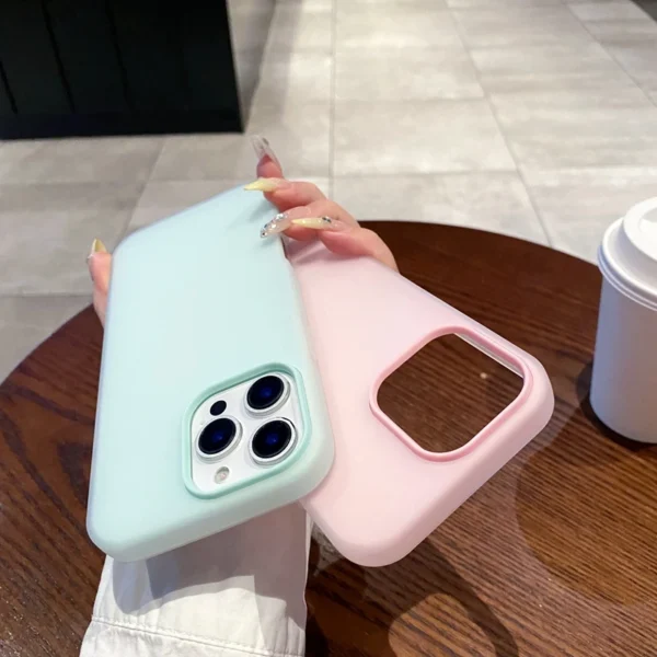 Luxury Candy Color Matte Phone Case For iPhone 11 12 13 14 15 16 17 Pro Max Plus Air Shockproof Bumper Back Cases Cover - Image 5
