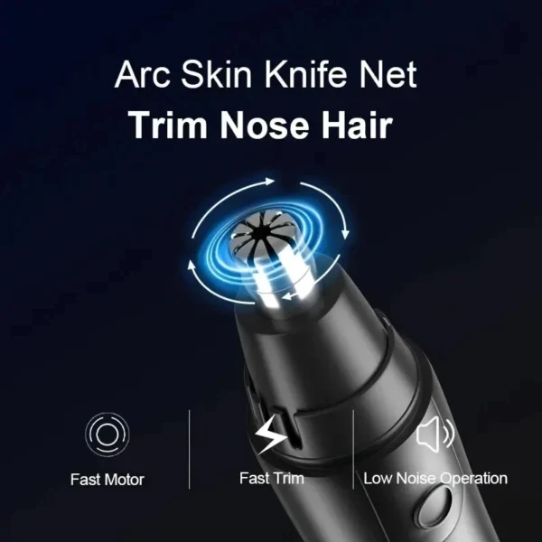 Electric Nose Hair Trimmer Implement Shaver Clipper Men Women Ear Neck Eyebrow Trimmer Shaver Man Clean Trimer Razor Remover Kit - Image 2