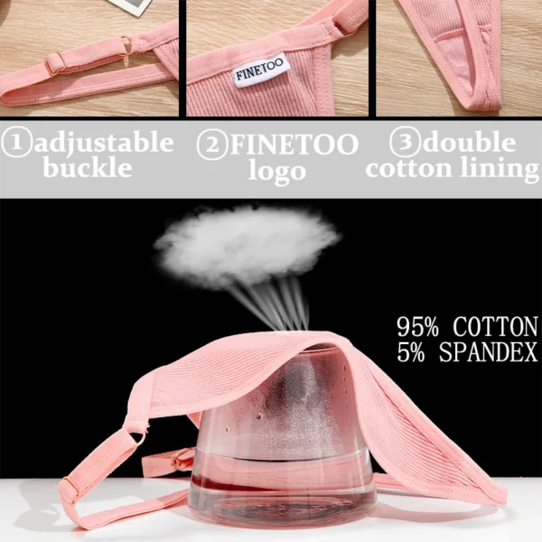 Fashion Sexy Women Cotton Panties Adjustable Waist Belt Solid Color Thongs Low RiseG-String Lady Breathable Soft Lingerie S-XL - Image 4