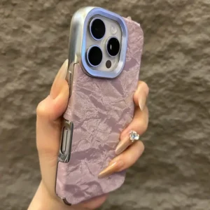 Soft Silicone Leather Snow Mountain Pattern Phone Case For iPhone 11 12 13 14 15 16 Pro Max Plus Shockproof Bumper Cover