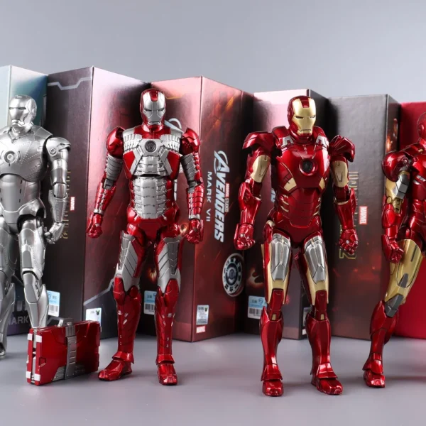 ZD Toys Iron Man Series Joint Movable MK1 MK2 MK3 MK4 MK5 MK6 MK7 MK42 MK43 MK50 Movie Action Figure 7 Inches Mark Dolls - Image 3