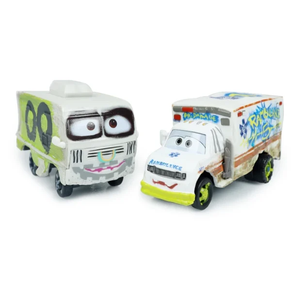 Disney Pixar Cars 3 Dr. Damage Rambulance Racing Mr. Arvy Car Children's Toy Alloy Toy Model Children's Gift - Image 3