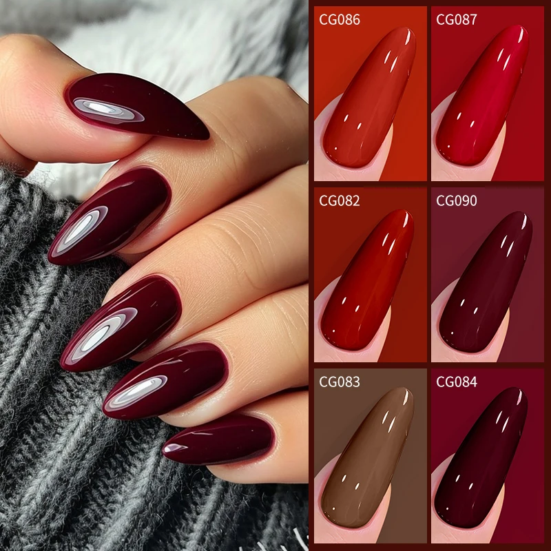 kf-S21387ac0004c48b0b96f708ae07ec682C BORN PRETTY 10ml Blood Red Gel Nail Polish Semi Permanent Soak Off UV LED Varnish Design Halloween Festival Nail Supplies 1/6pcs - Image 1