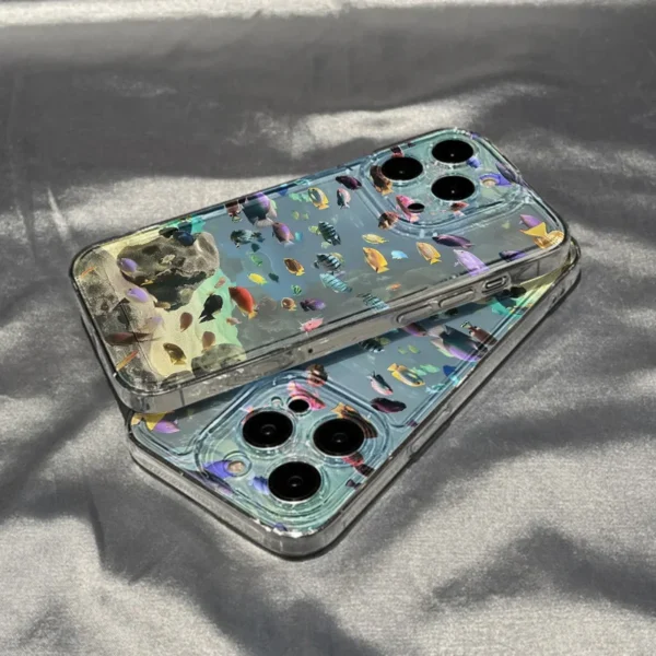 Ocean Animal Cute Phone Case For iPhone 11 Case iPhone 15 13 14 12 17 16 Pro Max 8 7 Plus XR XS SE Clear Protective Cover Funda - Image 6