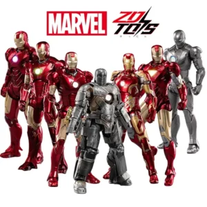 ZD Toys Iron Man Action Figure Joint Movable MK1 MK3 MK6 MK7 MK42 MK45 MK50 MK85 MK17 MK33 MK39 Adult Collection Figure Gift
