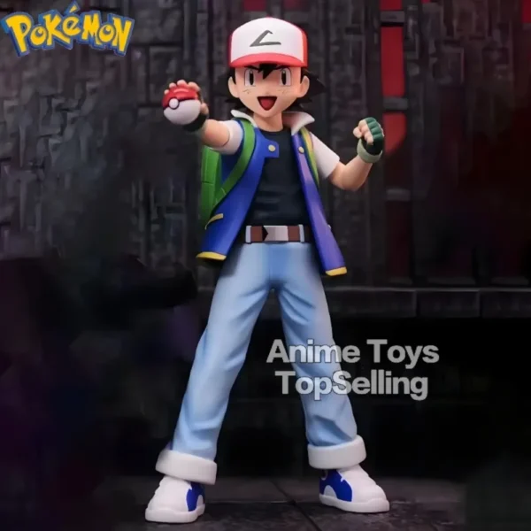 kf-S24167d859596497086eecd995a1e5e2aX 13cm/5.1in Anime Pokemen Figure Ash Ketchum Action Figures Pvc Collection Model Toys for Children Gifts - Image 1