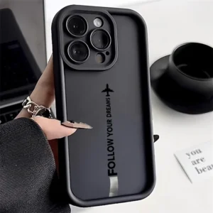 Soft Liquid Silicone Phone Case For iPhone 13 17 15 11 12 14 16 Pro Max 8 7 Plus XR SE Travel-Inspired Airplane Route TPU Cover